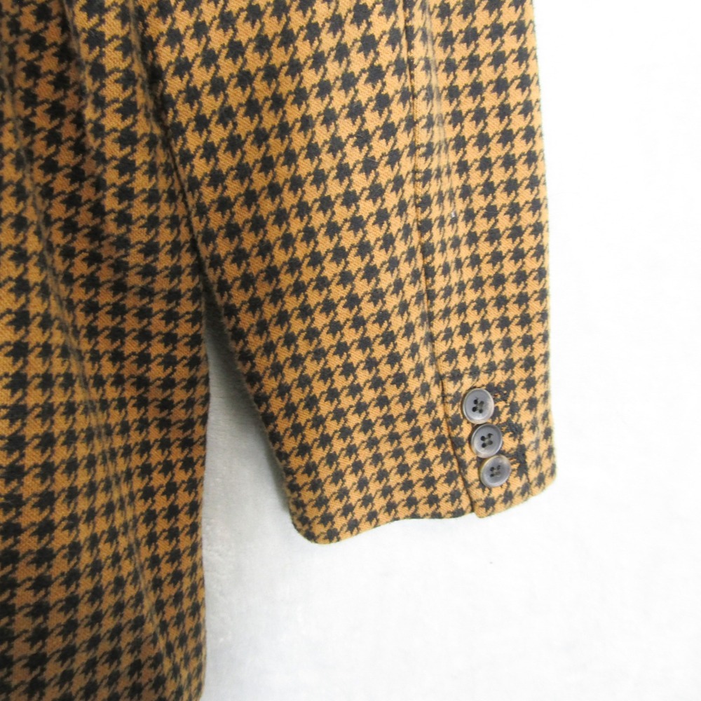 Old Navy Womens 2X Plus Houndstooth Blazer Jacket Brown Black Open Front Knit - Picture 9 of 10